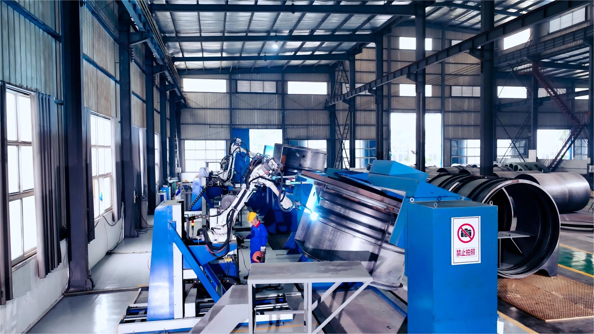 焊接機器人生產線